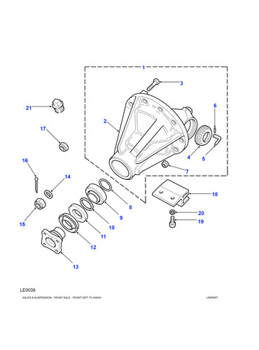 Land rover taper - taper, roller