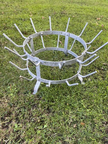 Vintage old galvanised garden - galvanised,