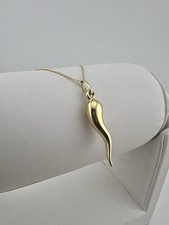 9ct Yellow Gold Horn Of Plenty Charm Pendant - 9ct Gold Horn Of Life Pendant