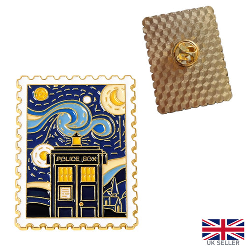 Doctor who pin - badge, tardis