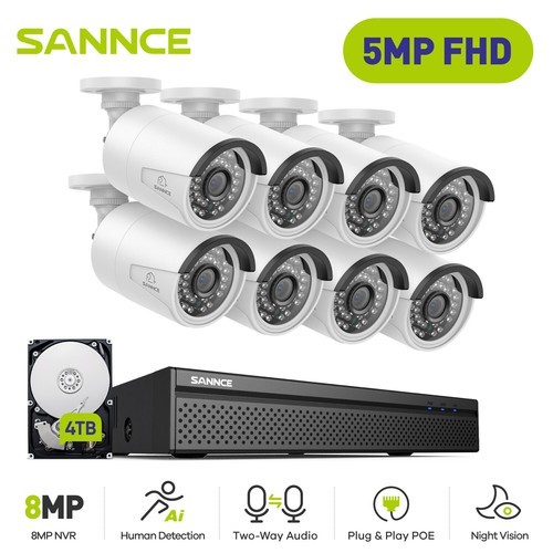 Sannce 3mp 5mp cctv system - sannce, /5mp