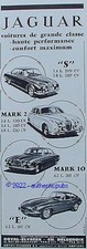 1966 JAGUAR AUTOMOBILE TYPE E MARK 2 MARK 10 ET S FRENCH AD CAR AD AD
