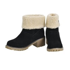 Women’s Winter Sherpa Inside Boot size UK 6 Black Boots RRP £29.99 New & Boxed