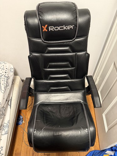 Rocker black faux leather - rocker,
