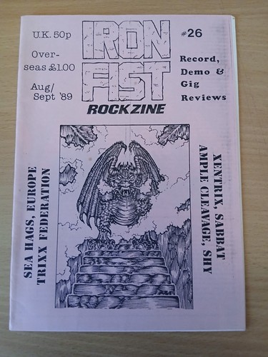 Iron fist zine issue - fist,