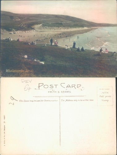 Woolacombe sands beach scene - woolacombe,