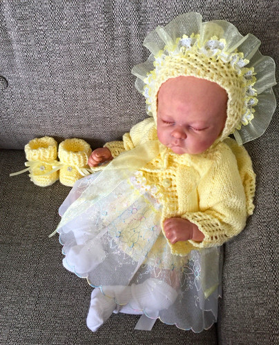 Reborn doll hand - , knitted