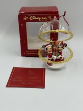 Disneyland Paris Disney Mickey & Minnie Mouse Limited Edition Bauble Hanging Dec