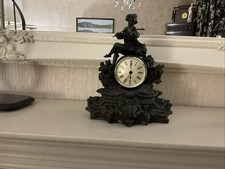 Antique clock, Irish Bronze, Resin The Time Collection ‘Royal Tara’
