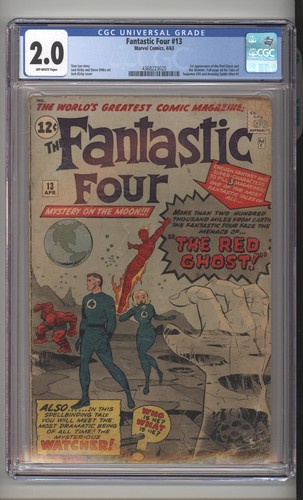 Fantastic four cgc 0 - fantastic, 13