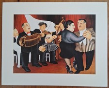 Beryl Cook mounted print -