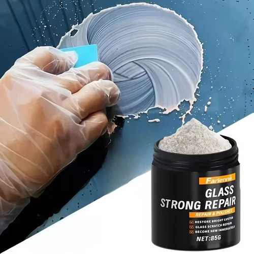 Glass scratch repair powder - scratch,