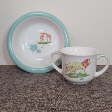 Cath Kidston Kids Zoo Animal Bowl & Double Handed Cup Fine China Churchill
