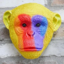 Rainbow Monkey Head Wall