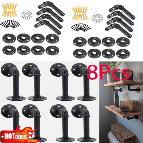 Pipe shelf brackets - 2/4/8x,