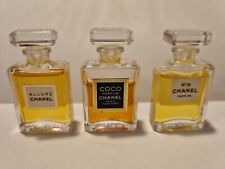 3x Chanel Miniature Parfums - Allure, Coco and No.19