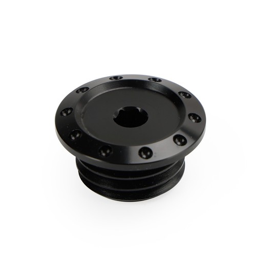 Black billet oil filler cap - black,