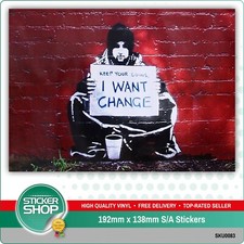Banksy want change self - change,