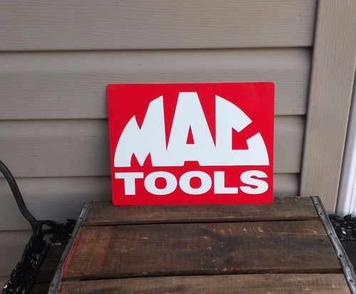 Mac tools metal sign auto - metal,
