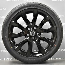 VOLKSWAGEN VW TRANSPORTER T5 T6 20" INCH BLACK SPORTLINE ALLOY WHEELS & TYRES X4