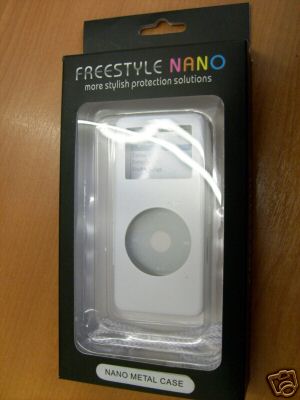 Ipod nano case silver - ipod, case,