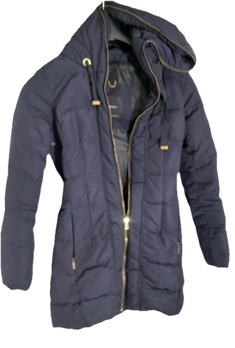 Zara basic navy blue - coat, with