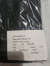 Arco Mens Black Cargo Work