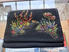 1930s Silk Clutch bag Black