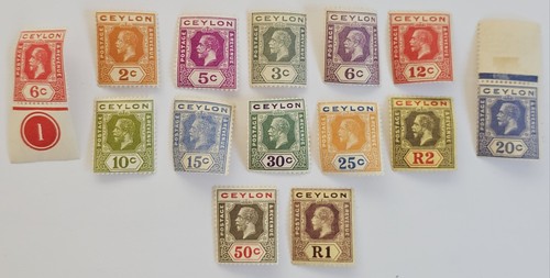 Ceylon classics 1912 lot of - ceylon,