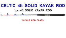 CELTIC 1pc 4ft SOLID BOAT ROD FOR CANOE KAYAK SEA FISHING LINE RIGS LURES PIRKS
