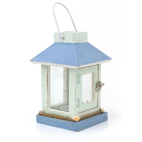 Nautical wooden tea light - tea,