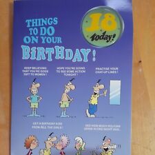 18 today  Birthday Card With