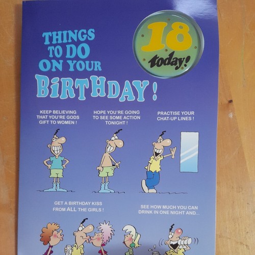 Today birthday card with - today,