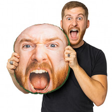 XL Personalised Face Cushion Custom Upload Photo Pillow Funny Giant Head Gift