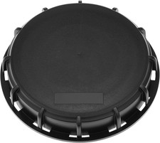 Black 6in Solid IBC Tote Cap