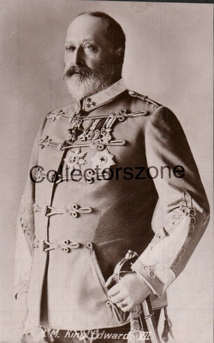 King edward vii real photo - king,