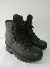LOWA MOUNTAIN GTX BOOTS BLACK BRITISH ARMY SURPLUS GORE-TEX LINED UK SIZE 4-READ