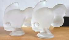 VIntage 1940s  pair of Frosted