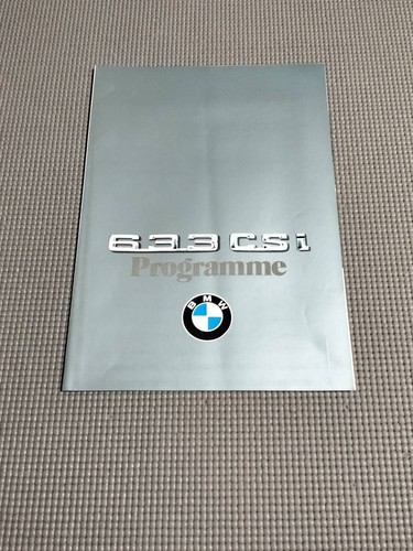 Bmw 633 csi catalog 1978 - bmw,