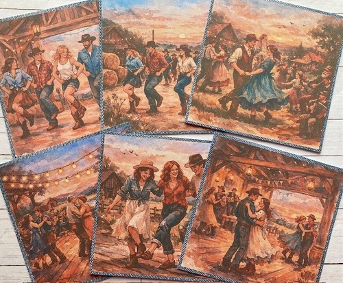 Country line dancing - country,