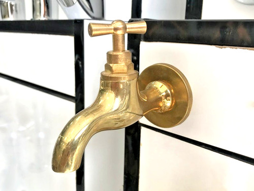 Small wall faucet spigot - small, water