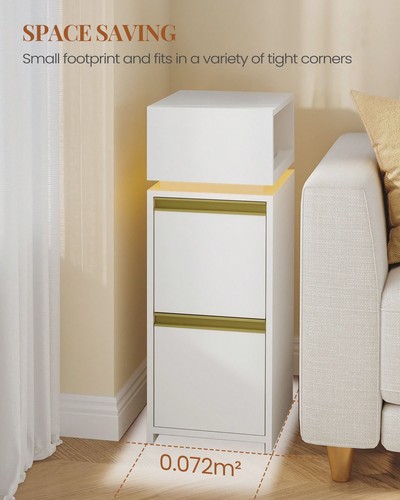 Narrow bedside table - narrow,