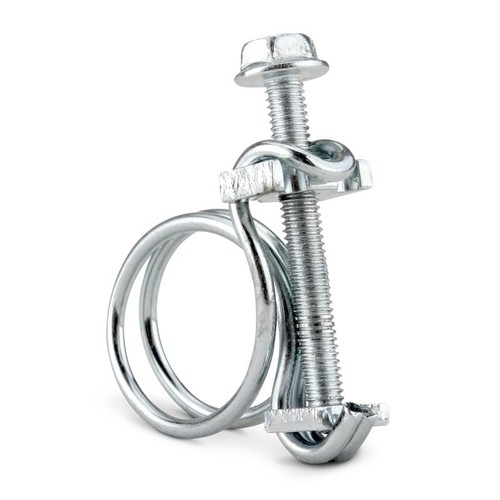 Koi fish pond - pipe, clamps