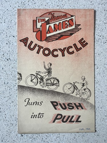The famous james autocycle - the,