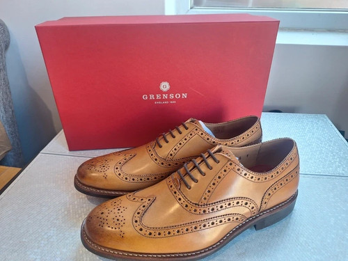 Grenson dylan tan brogue - grenson,
