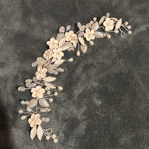 Vintage off white floral - off,