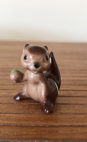 Vintage tiny ceramic chipmunk - ceramic,