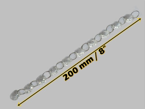 Oval cut glass crystals - oval,