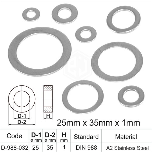 Stainless steel shim - a2,