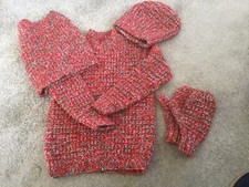 Childrens hand knitted jumper - knitted,